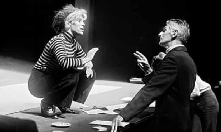 Billie Whitelaw and Samuel Beckett