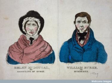 Portraits of William Burke and his associate Helen McDougal