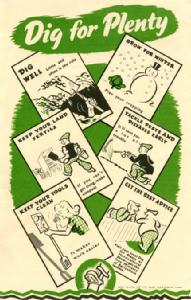 1940s poster dig_for_plenty campaign