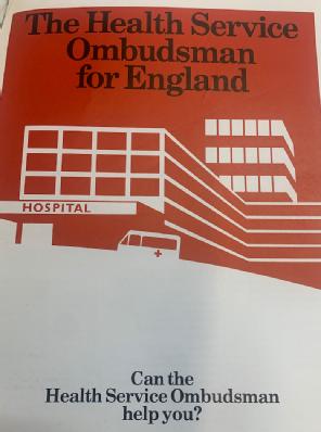 Brochure 'The Health Service Ombusman for England - Can The Health Service Ombudsman Help You?' (1984)