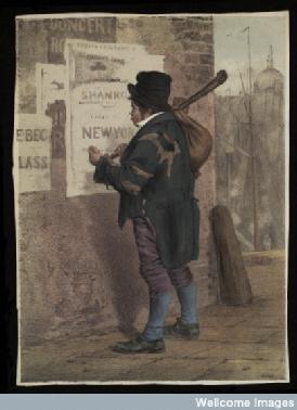 Outward Bound, cartoon of Irish migrant