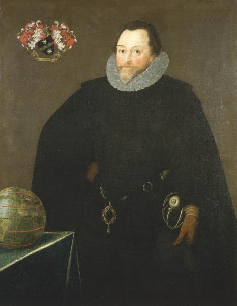 Sir Francis Drake, 1540-96 by Marcus Gheeraerts the Younger, 1591 Repro ID BHC2662 © National Maritime Museum, Greenwich, London