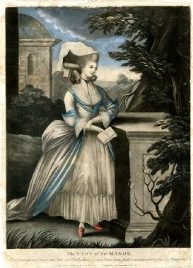 Lady of the Manor (1781) mezzotint from the British Museum collection