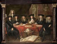 early modern oil painting of Dutch East India Company directors