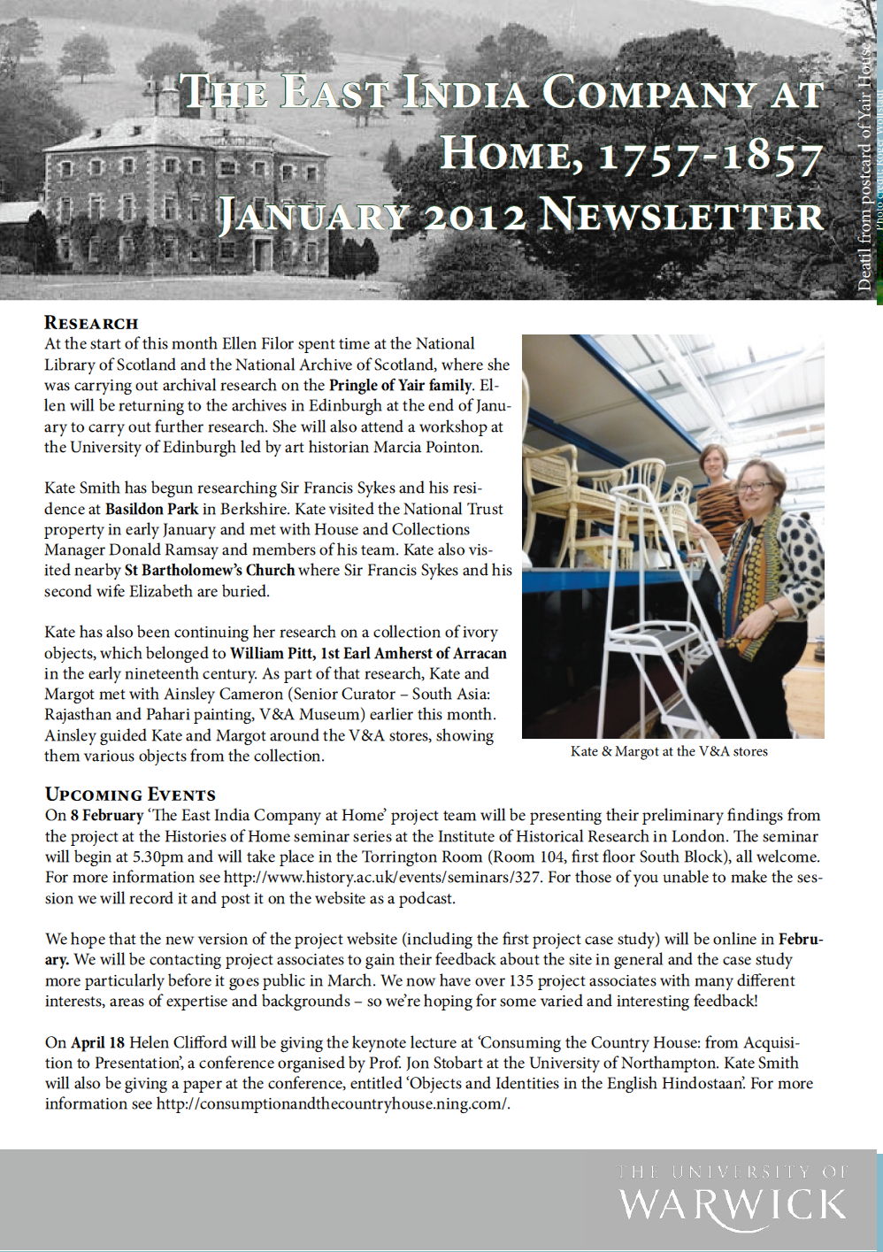 January 2012 newsletter
