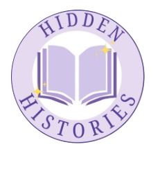 Hidden Histories logo - an open book