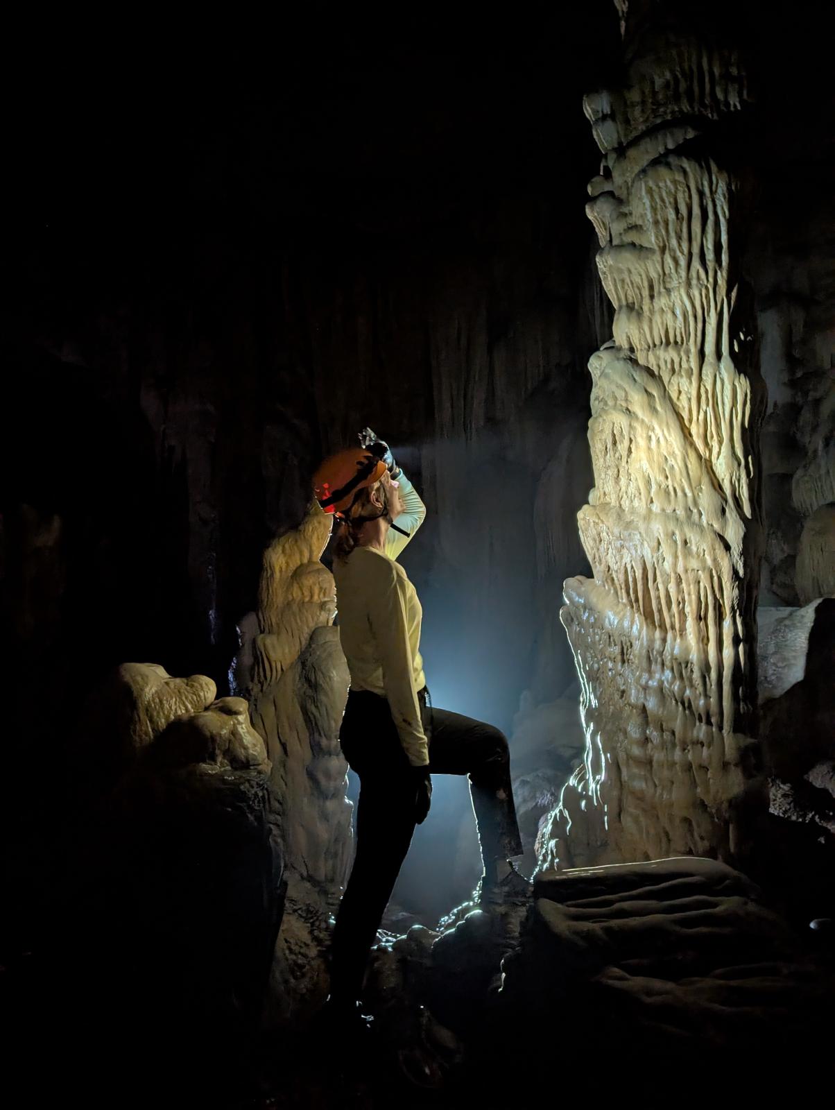 Inside Hang Tu Cave, Vietnam