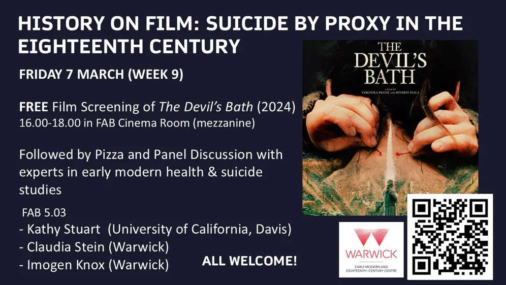 Poster for Devil's Bath Film Screening 2024