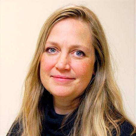 Clare Halldron - woman smiling and facing the camera 
