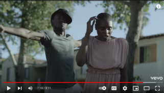Still from Jay X's 4:44 music video, featuring two dancers