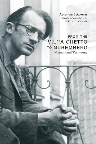 Front cover "From Vilna Ghetto to Nuremberg"
