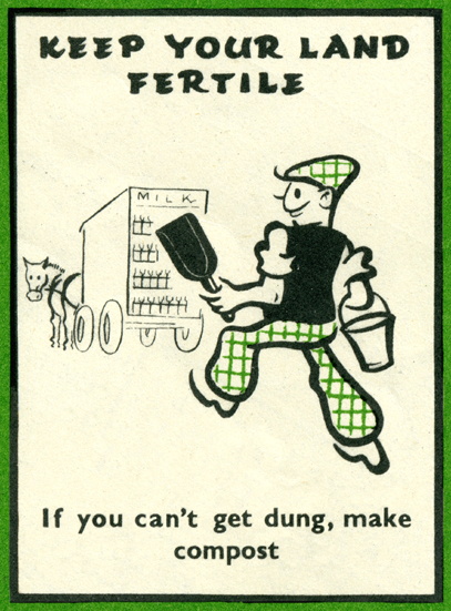 Detail of Dig for Plenty poster, 1940s, reproduced by kind permission of The Garden Museum, London