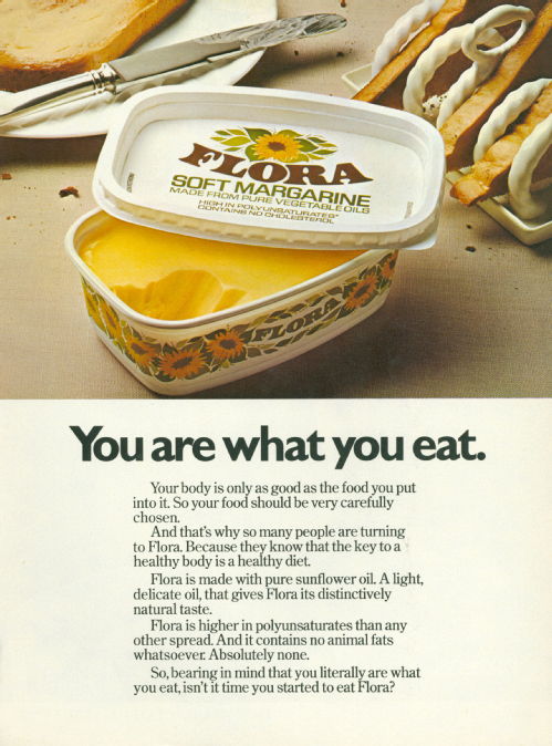 You Are What You Eat Flora Advert