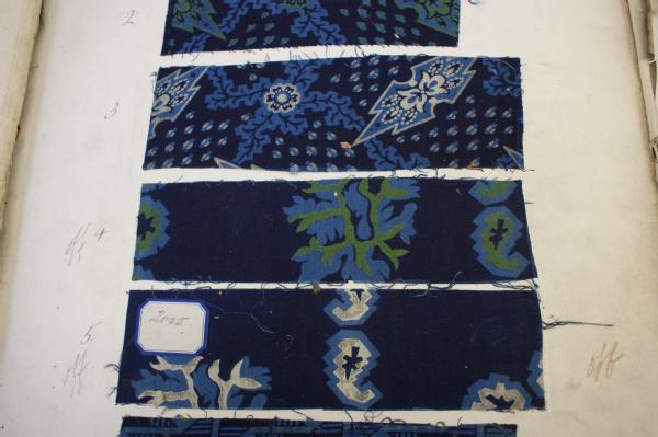 Pattern Samples for export to West Africa, manufactured by Logan Muckelt, c.1905