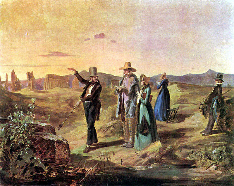 Carl Sptizweg, English Tourists in Campagna
