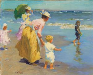 Edward Potthast, At the Beach (image from: http://www.flickr.com/people/freeparking/)