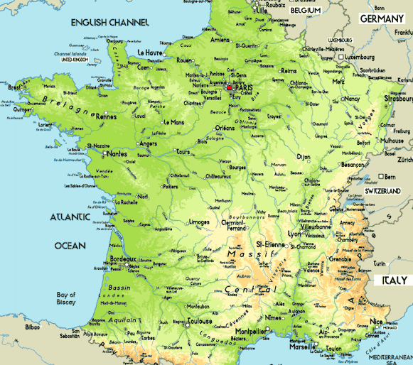 Map of France