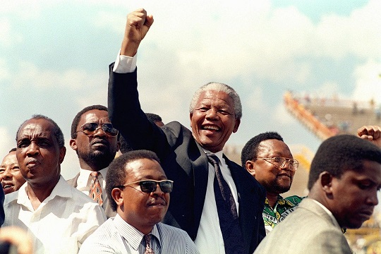 Nelson Mandela First election rally
