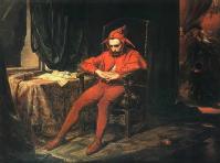 Stanczyk during a Ball at the Court of Queen Bona after the Loss of Smolensk, by Jan Matejko, 1862