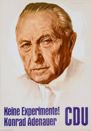 "No Experiments!" CDU Election Poster (1957)