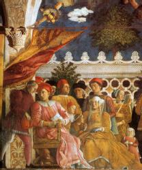 Mantegna, Court of the Gonzaga (detail), 1465-74
