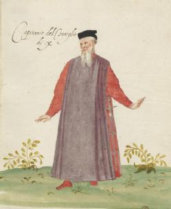Capitano del Consiglio dei Dieci, Costumes italiens, grecs et turcs (1580)