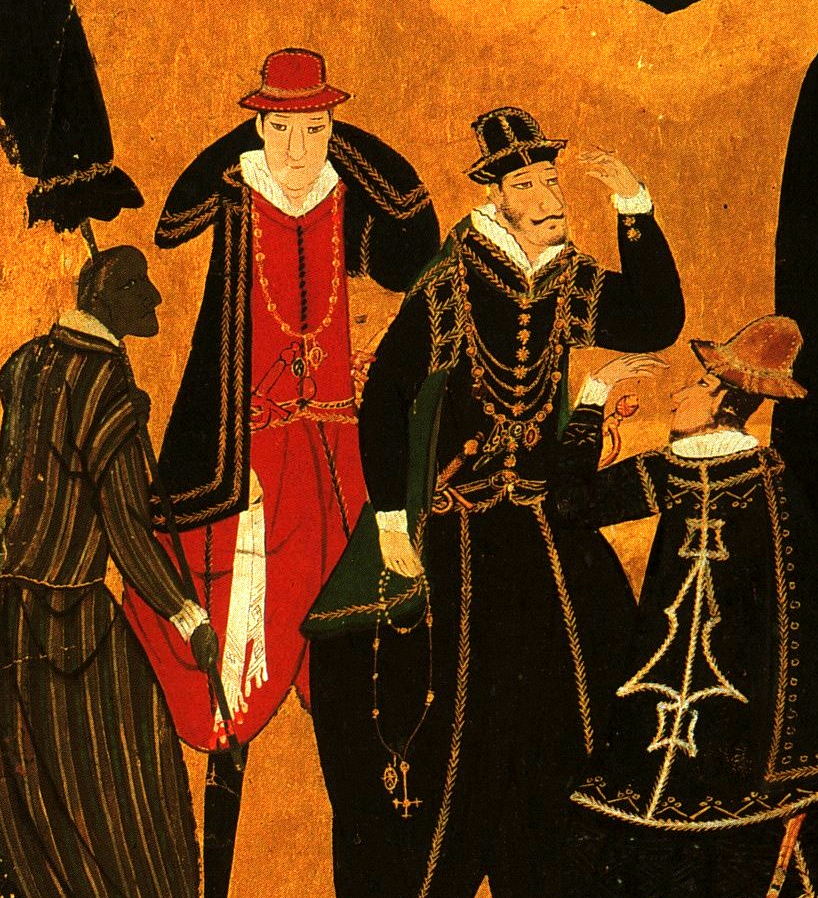 Namban screen detail