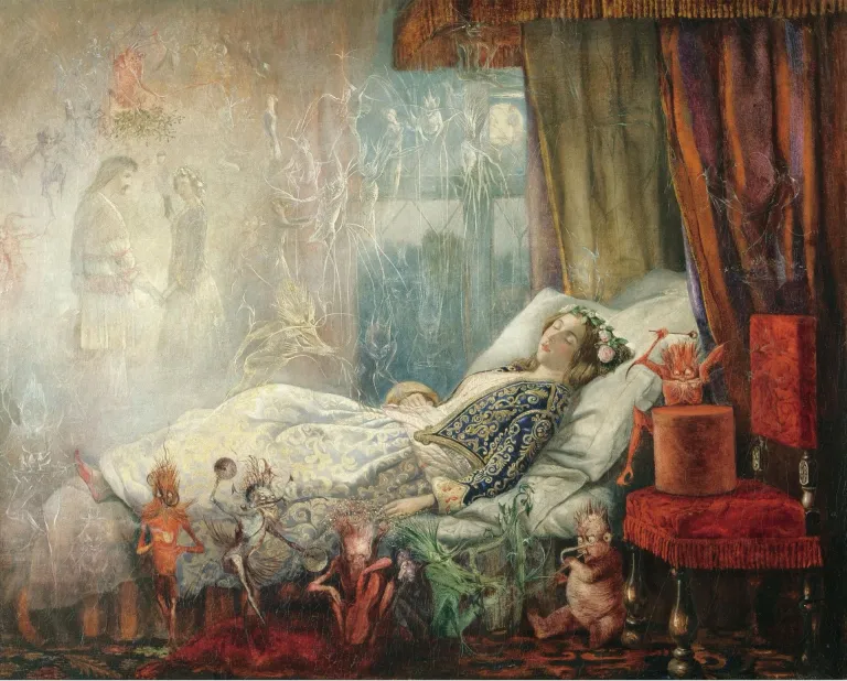 The Stuff That Dreams Are Made Of/Dreams [1858] by John Anster Fitzgerald 