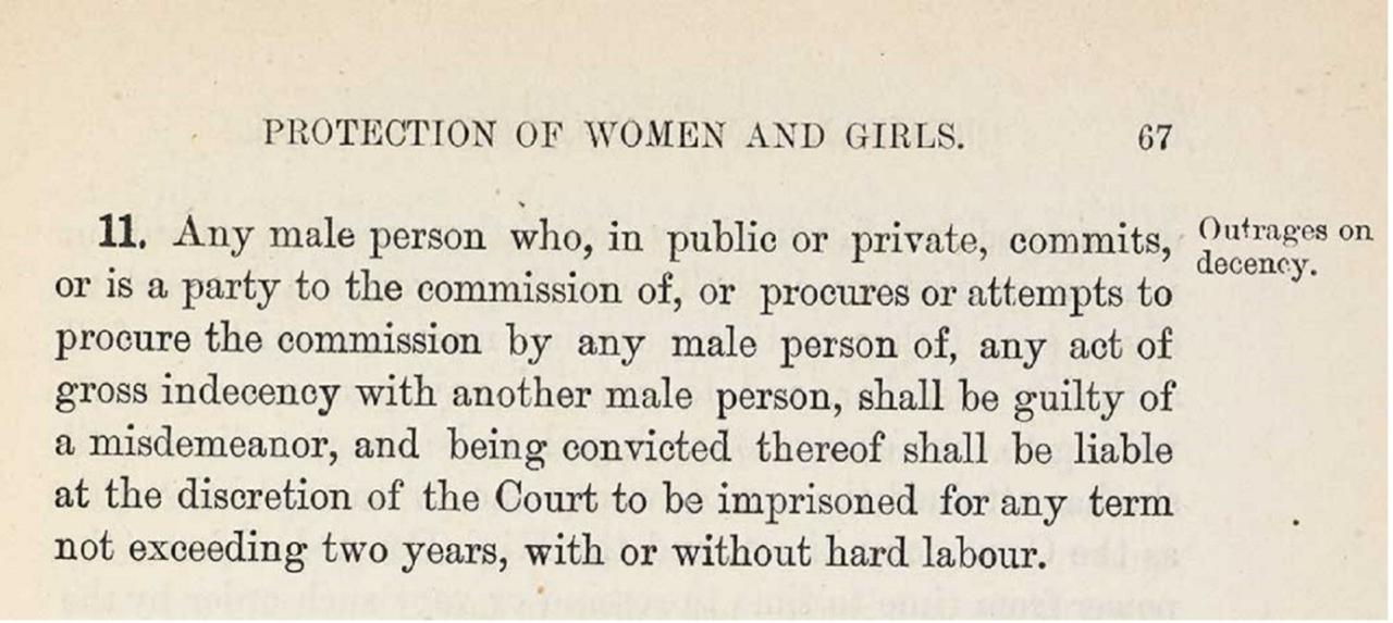 Labouchere amendment of 1865