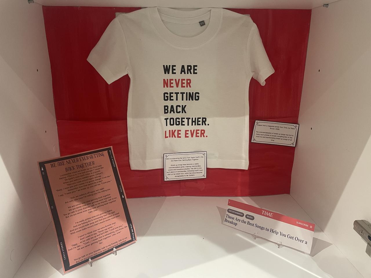 Taylor Swift eras tour t-shirt