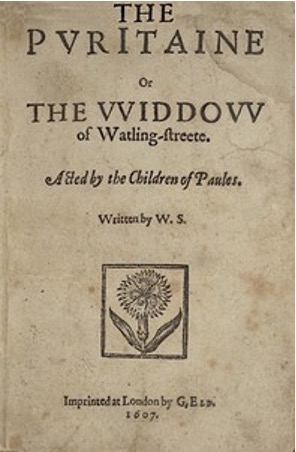 Image of a 17th century play about a widow