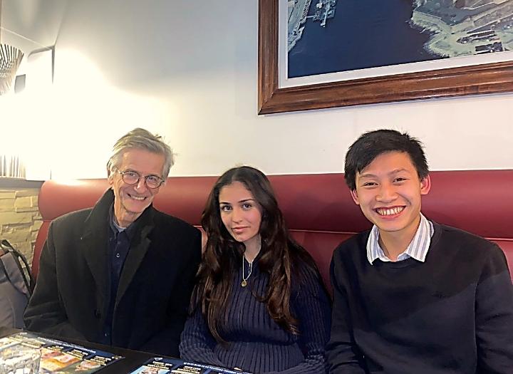 Mark, Aysuda and Curtis in Paris