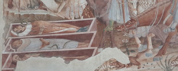 Buonamico Buffalmacco, Trionfo della Morte, in Campo Santo of Pisa, 1336-1341 (detail)