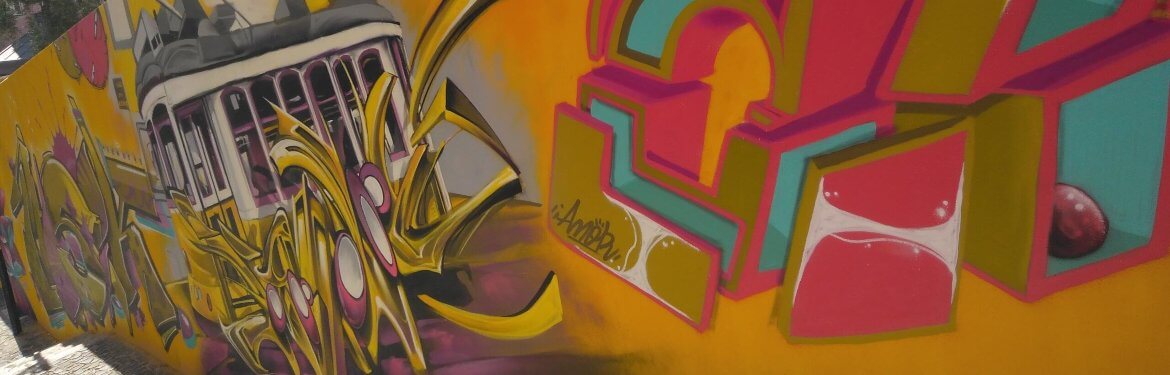 Lisbon street art and grafitti