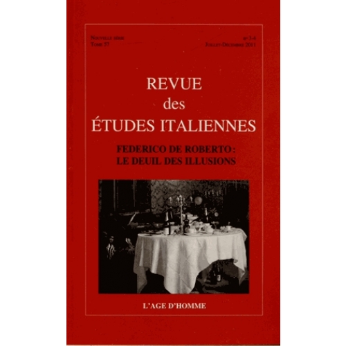 federico-de-roberto-le-deuil-des-illusions_Revue des etudes italiannes