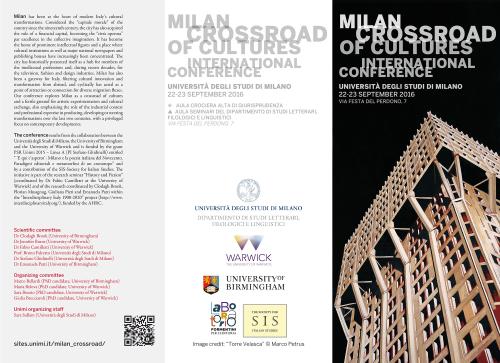 Milan Crossroad of Cultures flyer Boezio
