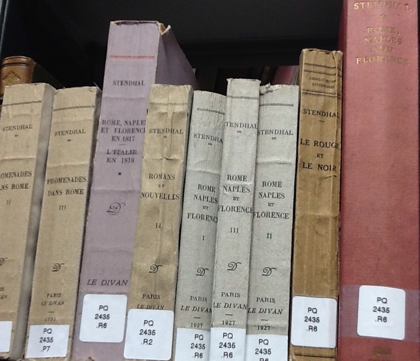 Books from the Stendhal collection in Warwick University Library 2