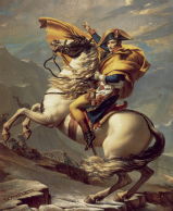 Napoleon crossing the Alps