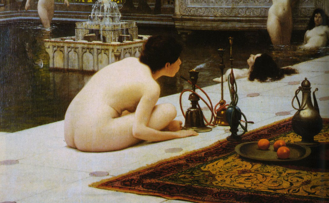 Jean-Louis Gérôme, l’allumeuse de Narghilé (private collection) 1898