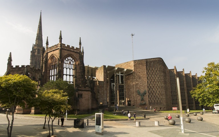 Exterior of Coventry Cathedral