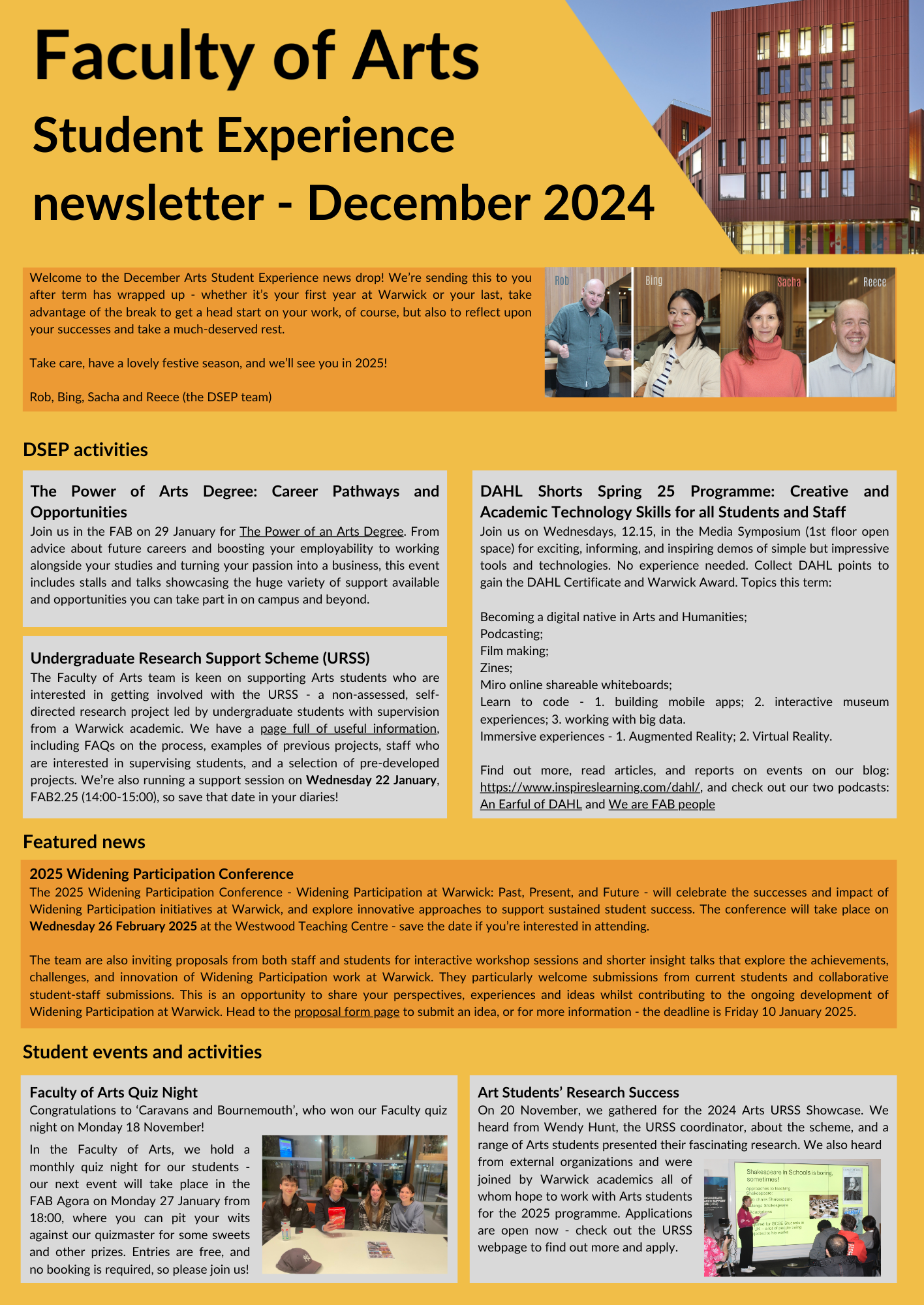 December Newsletter