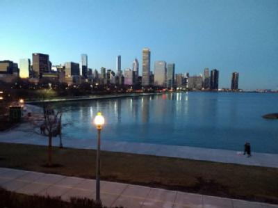 View from Michigan Lake-Chicago