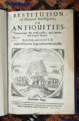 Richard Verstegan, Restitution of Decayed Intelligence: frontispiece