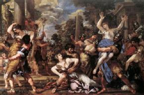 PIETRO DA CORTONA. The Rape of the Sabine Women. 1627-29. Pinacoteca Capitolina, Rome