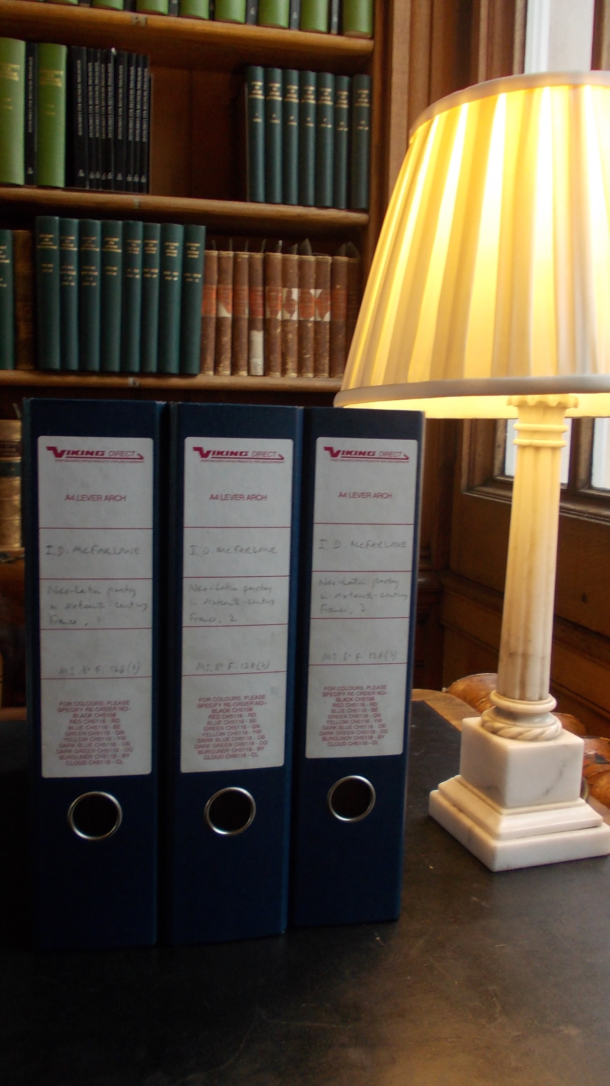 The McFarlane typescript in the Taylorian Institution Library (Oxford)