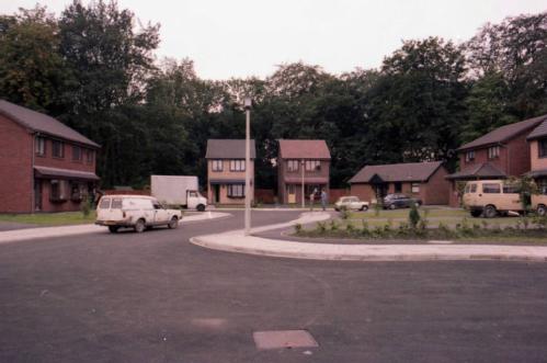 Set of Channel 4 soap opera Brookside, built by Broseley Homes.