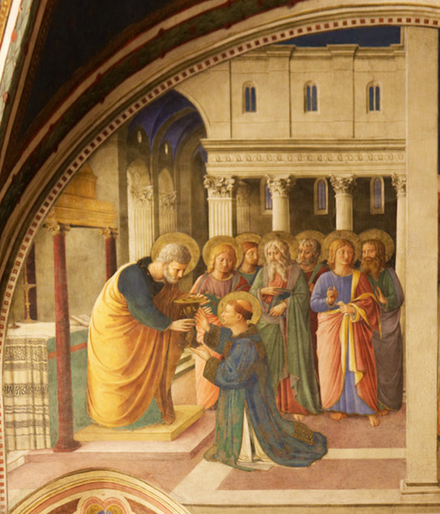 Domenico di Bartolo, Building of the Hospital, 1443, Santa Maria della Scala, Siena. Fresco. 