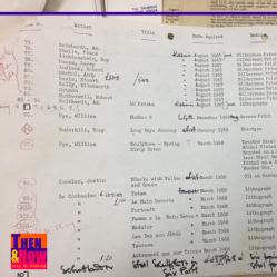 In 1982, the Warwick Arts Collection was still being expanded. The interaction between the student body and the arts collection has always been significant -regardless of their faculty. This is shown by the way in which students sent a letter to the Warwick arts curator, asking for more labels to be added to the artworks around campus -they thought the labels were essential for the artistic and visual experience. The university responded in good time and ordered the labels -for a mere price of £1.35 each!