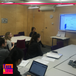 Team meeting up to discuss advances on individual research