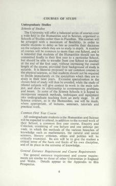 Freshers in 1965 from all departments had to take a common module 'Enquiry and Criticism'. Warwick Digital Collection.